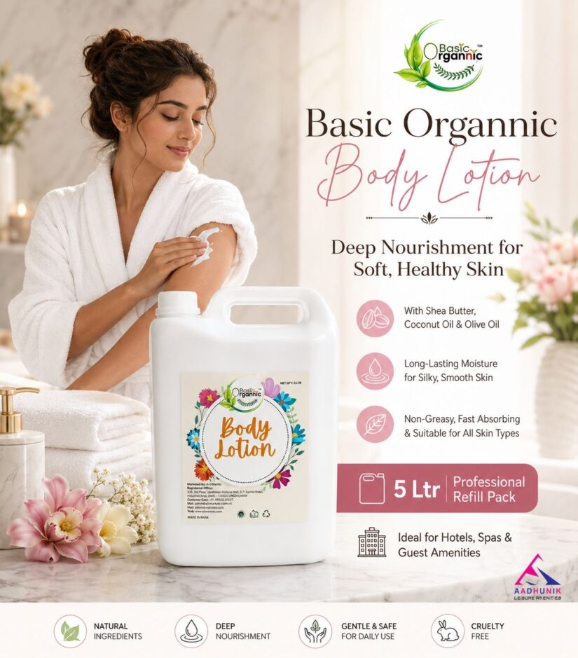 Basic Organnic Body Lotion 5Ltr CAN