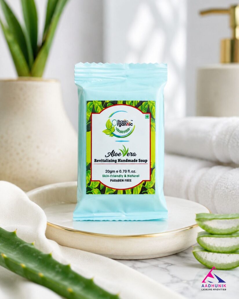 Basic Organnic Aloe Vera Revitalising Handmade Soap