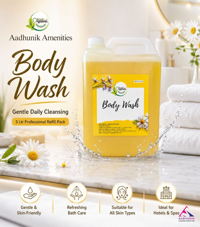Basic Organnic Body Wash 5Ltr CAN